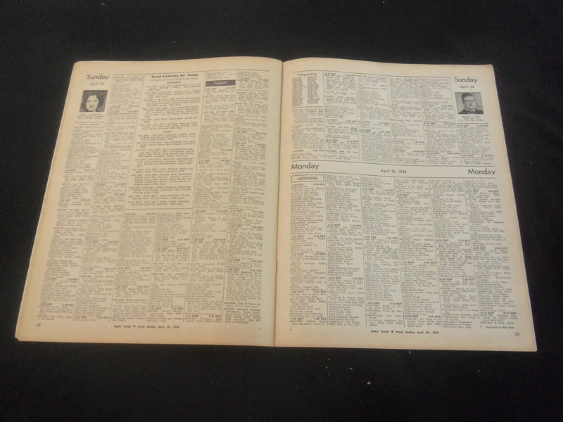 1938 APRIL 30 RADIO GUIDE MAGAZINE - KENNY BAKER COVER - SP 9517N