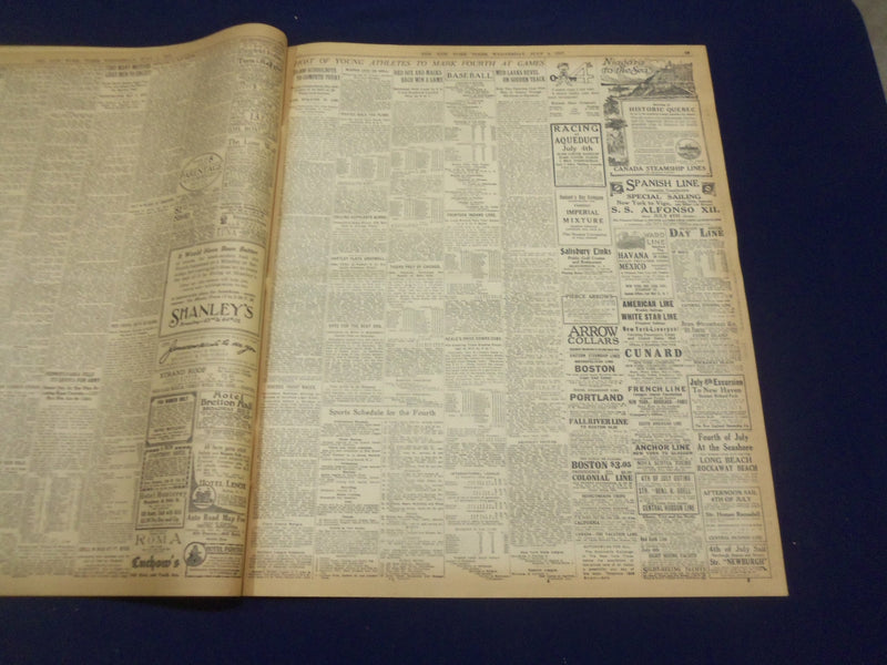 1917 JULY 4 NEW YORK TIMES - VICTORY FOR OUR NAVY IN TWO BATTLES - NT 9294