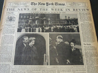 1952 FEBRUARY 10 NEW YORK TIMES - BODY OF KING GEORGE LIES IN STATE - NT 6116