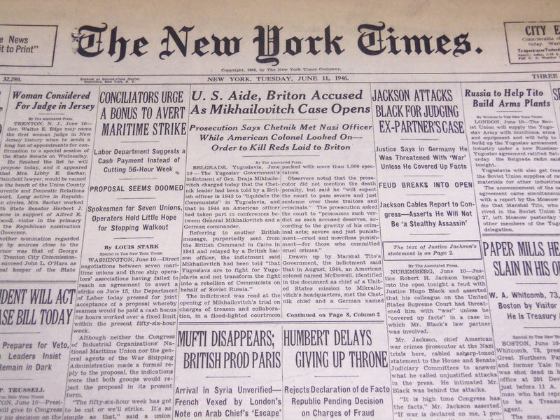 1946 JUNE 11 NEW YORK TIMES - JACK JOHNSON DIES IN AUTO CRASH - NT 2248