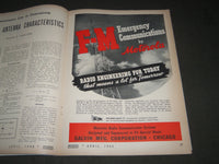 1942-1944 RADIO MAGAZINE LOT OF 5 ISSUES - NICE COVERS - O 2685
