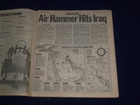 1991 JAN 17 PHILADELPHIA DAILY NEWS - U.S. ROCKS IRAQ - NP 2982