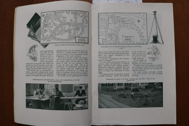 1930'S A MESSSAGE FROM LITTLE TREE FARMS SOFTCOVER BOOK - K 3156