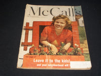 1950 OCTOBER MCCALL'S MAGAZINE - NICE COLOR COVERS & ADS - E 1106