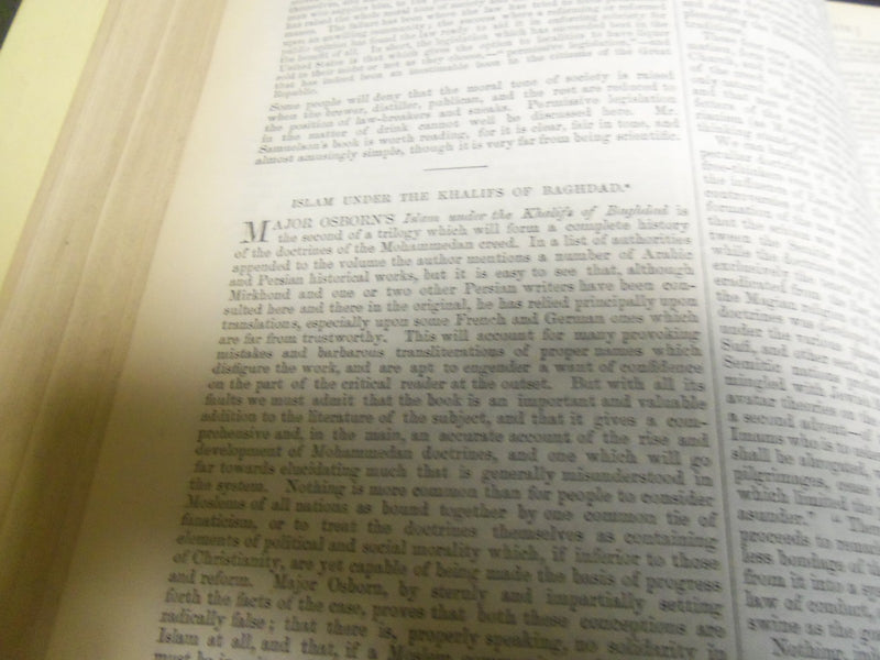 1878 SATURDAY REVIEW 2 BOUND VOLUMES - COMPLETE YR- PUBLISHED IN LONDON - R 1073