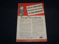1957 AUGUST SAN FRANCISCO GUIDE MAGAZINE - NO TIME FOR SERGEANTS - J 8567