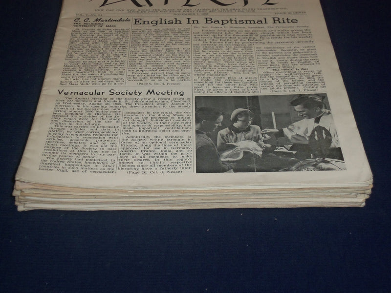 1952-1961 AMEN+ NEWSLETTER MAGAZINE LOT OF 22 ISSUES - O 2305A