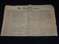 1866 OCTOBER 2 NEW YORK TIMES NEWSPAPER - JEROME PARK RACING - NP 3879Y