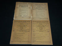 1934-1936 PSYCHOTHERAPEUTISCHE PRAXIS GERMAN MAGAZINE LOT OF 4 ISSUES - WR 572H