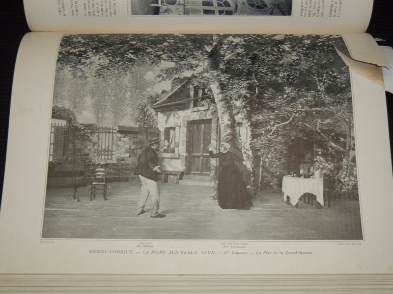 1907 JANUARY-JUNE LE THEATRE MAGAZINE BOUND VOLUME - 12 ISSUES - KD 2278J