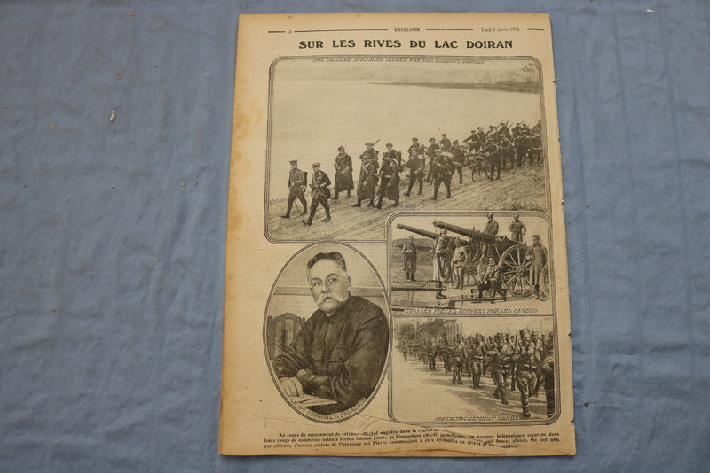 1916 JAN 3 EXCELSIOR JOURNAL - EN SOUVENIR DES GLOIRES D'ANTAN- FRENCH - NP 8552