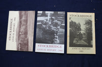 1970-2006 STOCKBRIDGE MASSACHUSETTS ANNUAL REPORT - LOT OF 22 - O 3394