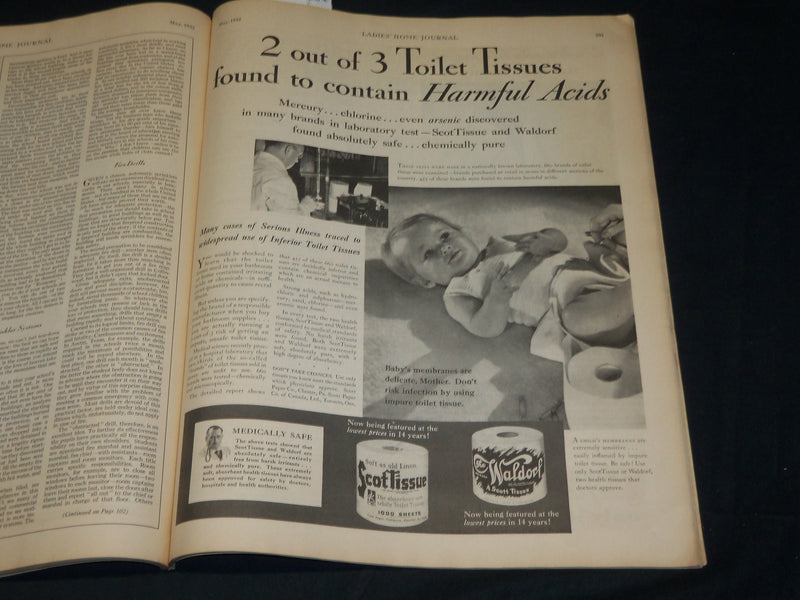 1932 MAY LADIES HOME JOURNAL MAGAZINE - BEAUTIFUL FRONT COVER - F 322