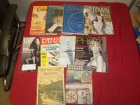 ASSORTED MAGAZINES LOT OF 22 - GREAT DEALER LOT - MANY TERRIFIC ADS - O 2995J