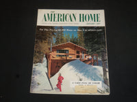 1956 JANUARY THE AMERICAN HOME MAGAZINE - NICE COVER, STORIES & PHOTOS - SP 7218