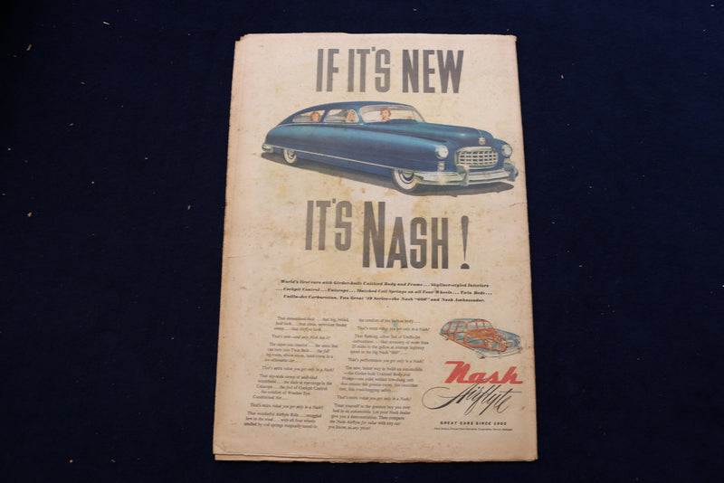 1949 MAY 8 AMERICAN WEEKLY MAGAZINE - BEDELIA COVER - E 22646