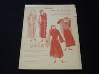 1922 OCTOBER 8 LES MODES DE LA FEMME DE FRANCE MAGAZINE - NICE ILLUS. - SP 3253T