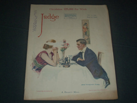 1919 JULY 12 JUDGE MAGAZINE - COVER BY JAMES MONTGOMERY FLAGG - B 6135