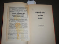1948 VANDALS OF THE NIGHT BY J. LAURENS NICHOLES BOOK - RATS - KD 4508