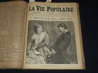 1884 JULY-SEPTEMBER LA VIE POPULAIRE FRENCH MAGAZINE BOUND VOLUME - R 89B