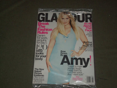 2015 AUGUST GLAMOUR MAGAZINE - AMY SCHUMER COVER - B 3272