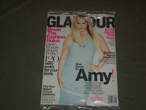 2015 AUGUST GLAMOUR MAGAZINE - AMY SCHUMER COVER - B 3272