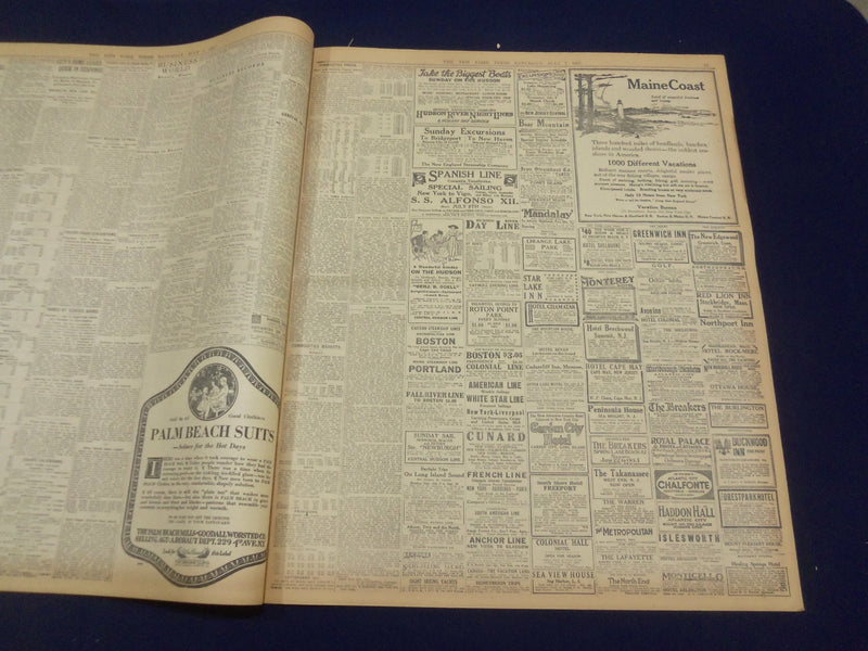 1917 JULY 7 NEW YORK TIMES - TWO U-BOAT ATTACKS - NT 9297