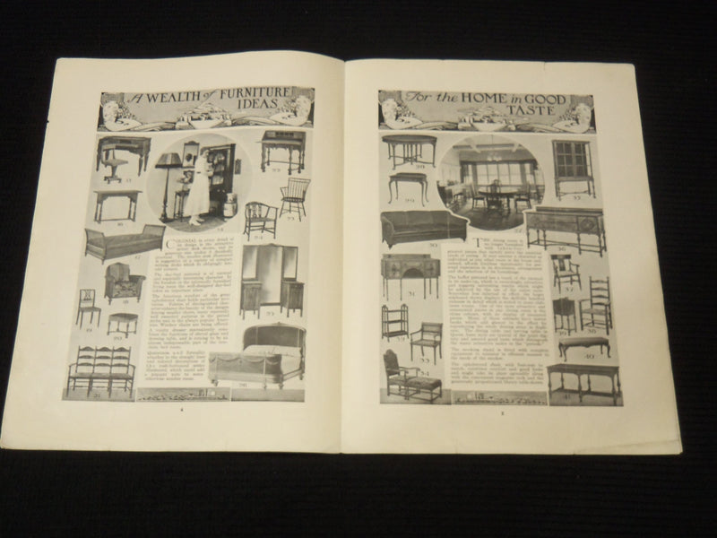 1916-1917 GREIG FURNITURE COMPANY STYLE IN HOME MAGAZINE LOT OF 4 - K 2153
