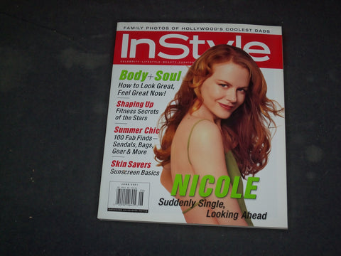 2001 JUNE IN STYLE MAGAZINE - NICOLE KIDMAN COVER - B 4173