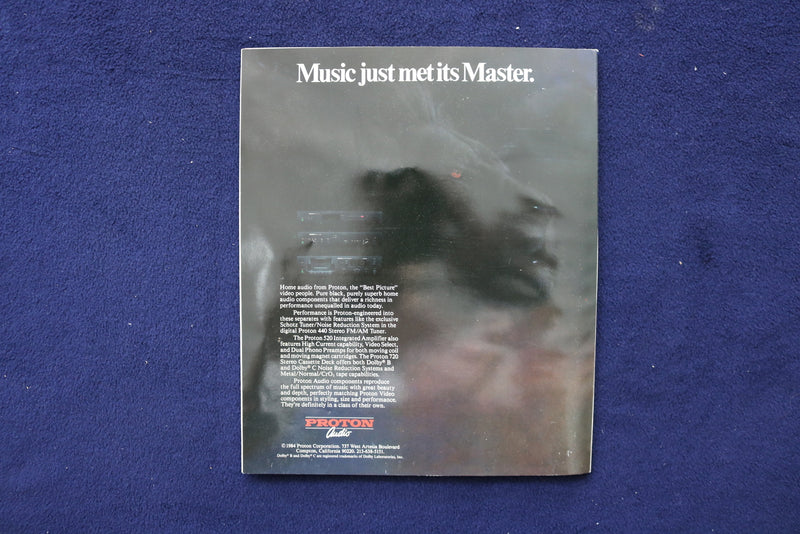 1984 SEPTEMBER VIDEO MOVIES MAGAZINE - FOOTLOOSE-SPLASH COVER - E 19267
