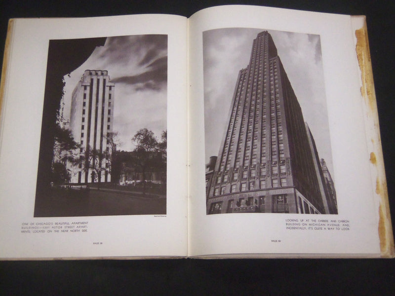 1932 CHICAGO BEAUTIFUL BOOK PUBLISHED BY CONINE AND MILLNER - PHOTOS - J 2132