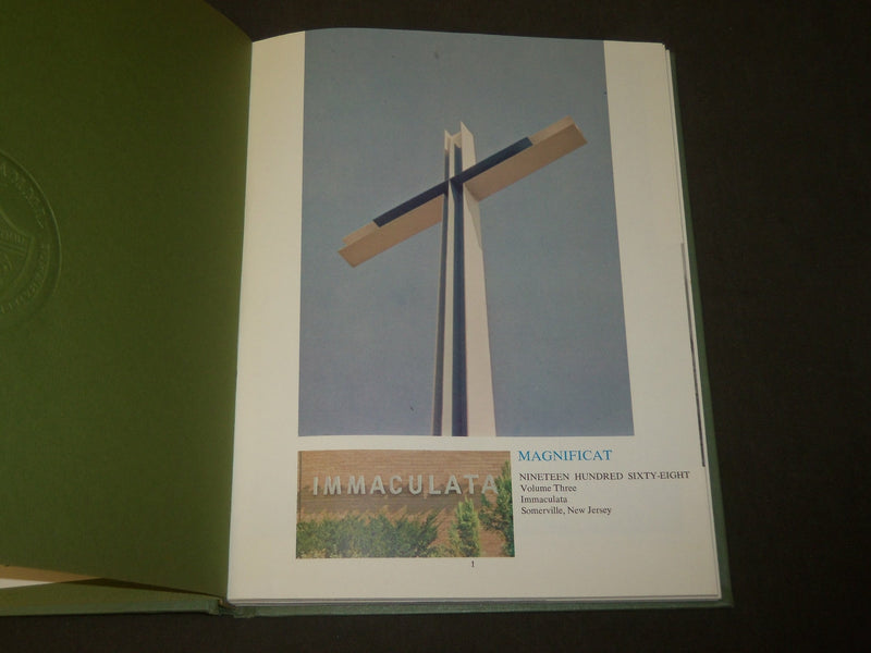 1968 MAGNIFICAT IMMACULATA HIGH SCHOOL YEARBOOK - SOMERVILLE NEW JERSEY- YB 1597