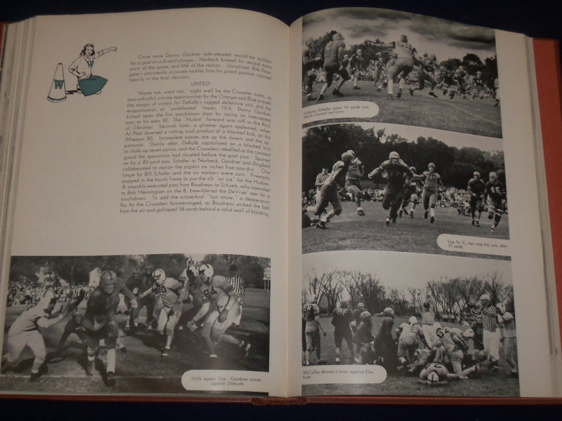 1946 TOWER WHEATON COLLEGE YEARBOOK - ILLINOIS - GREAT PHOTOS - YB 847