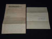 1909-1925 OFFICIAL DOCUMENTS LOT OF 10 - MASSACHUSETTS - PENNSYLVANIA - K 3387