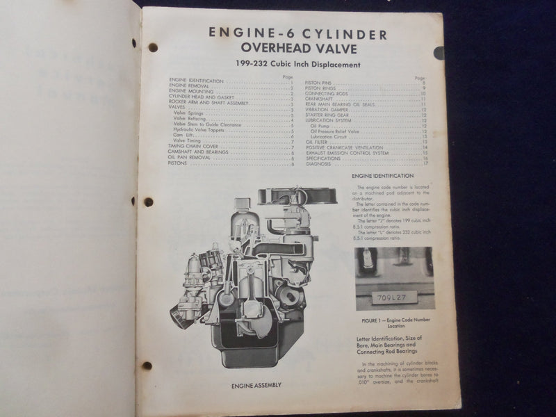 1966 RAMBLER AMERICAN TECHNICAL SERIVCE MANUL - SOFTCOVER MANUAL - KD 8880