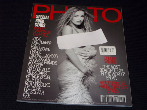 1994 APRIL FRENCH PHOTO MAGAZINE - OPHELIE WINTER FRONT COVER - E 13598