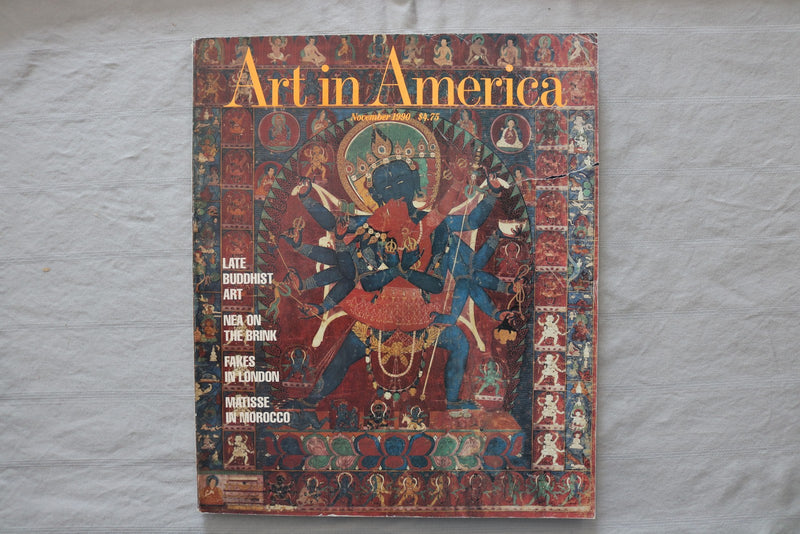1990 NOV ART IN AMERICA MAGAZINE - CAKRASAMVARA & VAJRAVARAHI COVER - E 26762