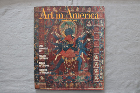 1990 NOV ART IN AMERICA MAGAZINE - CAKRASAMVARA & VAJRAVARAHI COVER - E 26762