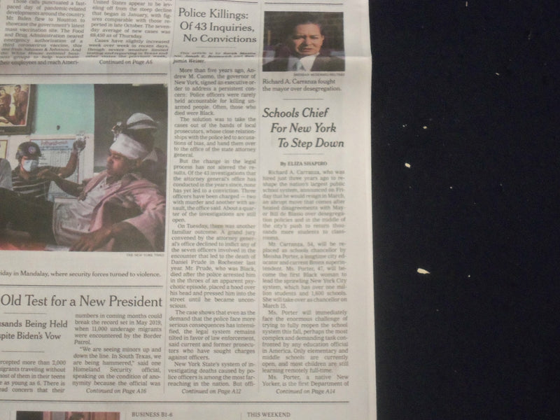 2021 FEBRUARY 27 NEW YORK TIMES - DE FACTO SAUDI LEADER APPROVED ASSASSINATION