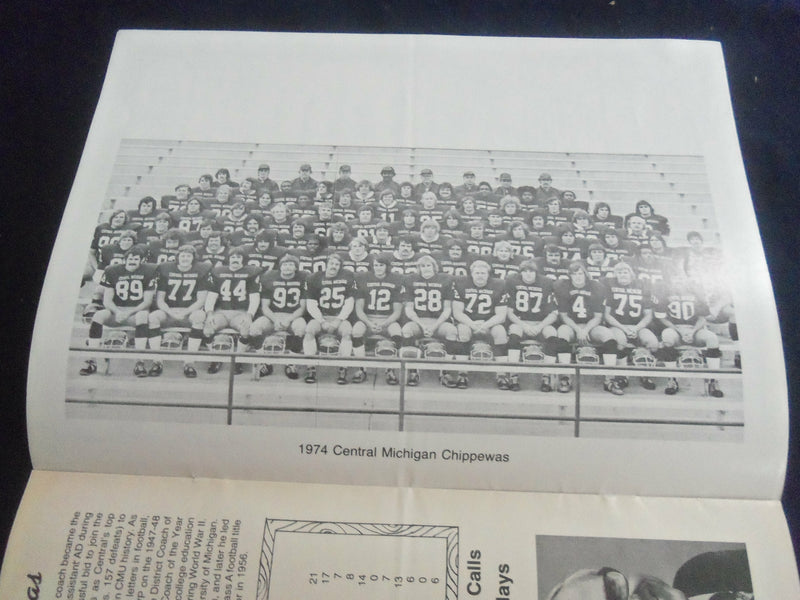 1974 DEC 7 PIONEER BOWL PROGRAM - LOUISIANA TECH VS CENTRAL MICHIGAN - ST 4027Y