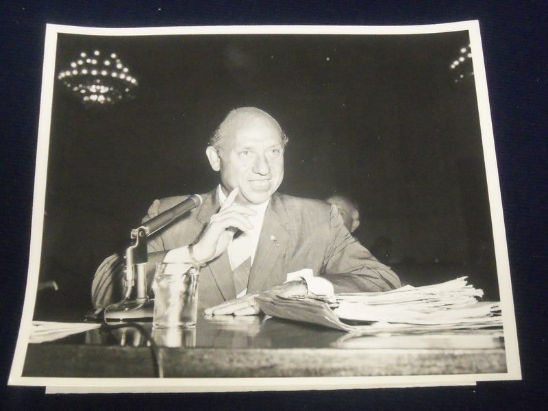 1946-1957 JACOB K. JAVITS PRESS PHOTOS LOT OF 3 WITH XEROX CAPTIONS - J 1784