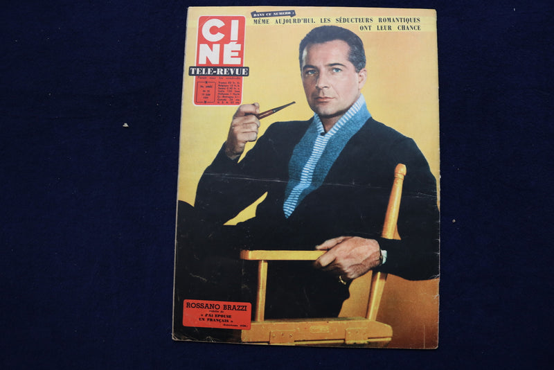1959 JUNE 19 CINE TELE-REVUE MAGAZINE - JULIETTE GRECO COVER - E 22029