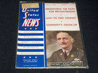 1944 JANUARY 14 UNITED STATES NEWS MAGAZINE - GENERAL SPAATZ COVER - E 3550