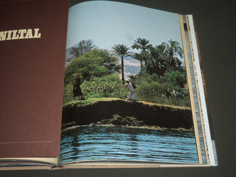 1978 AGYPTEN BY WALTER WEISS HARDCOVER BOOK - GERMAN - GREAT PHOTOS - I 874