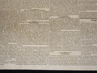 1849 NOVEMBER WESTERN WORLD NEWSPAPER - ASTOR PLACE RIOT - NP 3879N