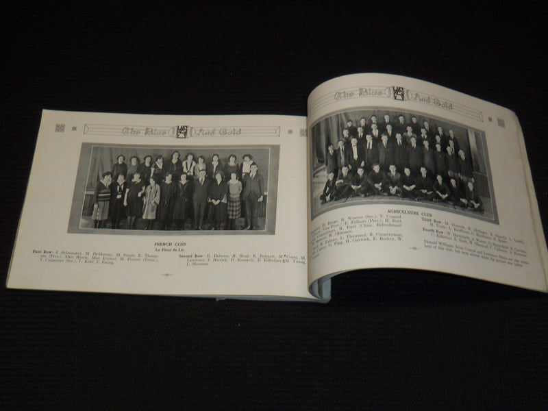 1923 BLUE AND GOLD STERLING HIGH SCHOOL YEARBOOK - ILLINOIS - YB 2944