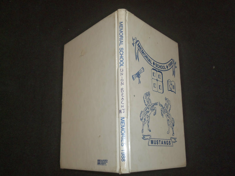 1988 MEMORIAL SCHOOL YEARBOOK - UNION BEACH, NEW JERSEY - YB 2217