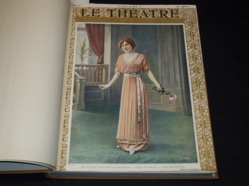 1910 JULY-DECEMBER LE THEATRE MAGAZINE BOUND VOLUME - 12 ISSUES - KD 2278N