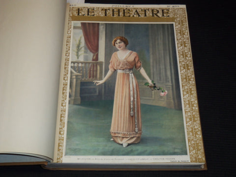 1910 JULY-DECEMBER LE THEATRE MAGAZINE BOUND VOLUME - 12 ISSUES - KD 2278N