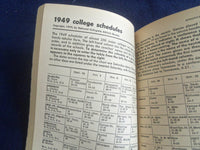 1949 INTERCOLLEGIATE AND PROFESSIONAL FOOTBALL BOOK- CH. JUSTICE COVER- SP 7492T
